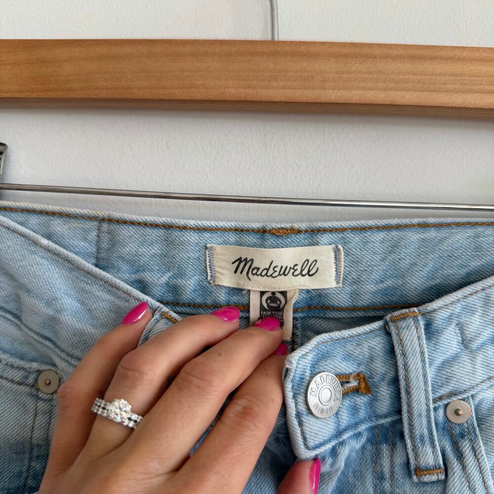 Madewell The Perfect Vintage Denim High Rise Straight Leg Jeans Blue 27 - Picture 5 of 11